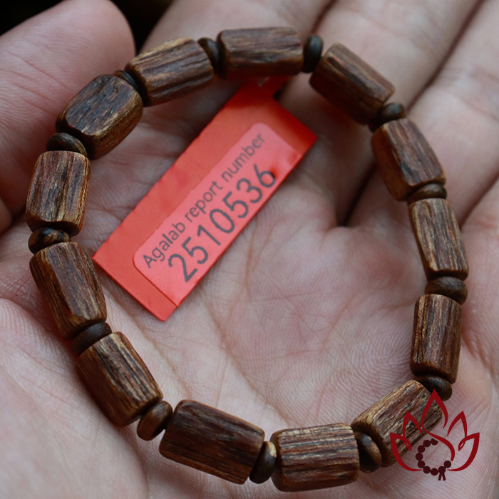 Vòng Trầm Hương Trúc Thô | Trầm Kiến Tự Nhiên Lâu Năm